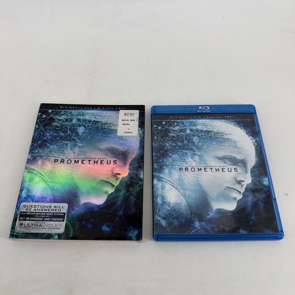 Prometheus (Blu-ray/ DVD + digital) w/Slipcover